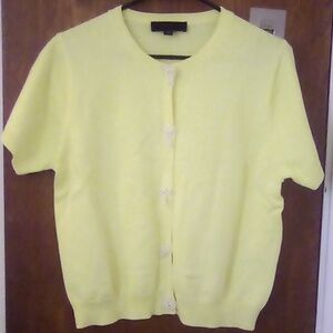 Zara Short Sleeve Cardigan w/ Bow Buttons